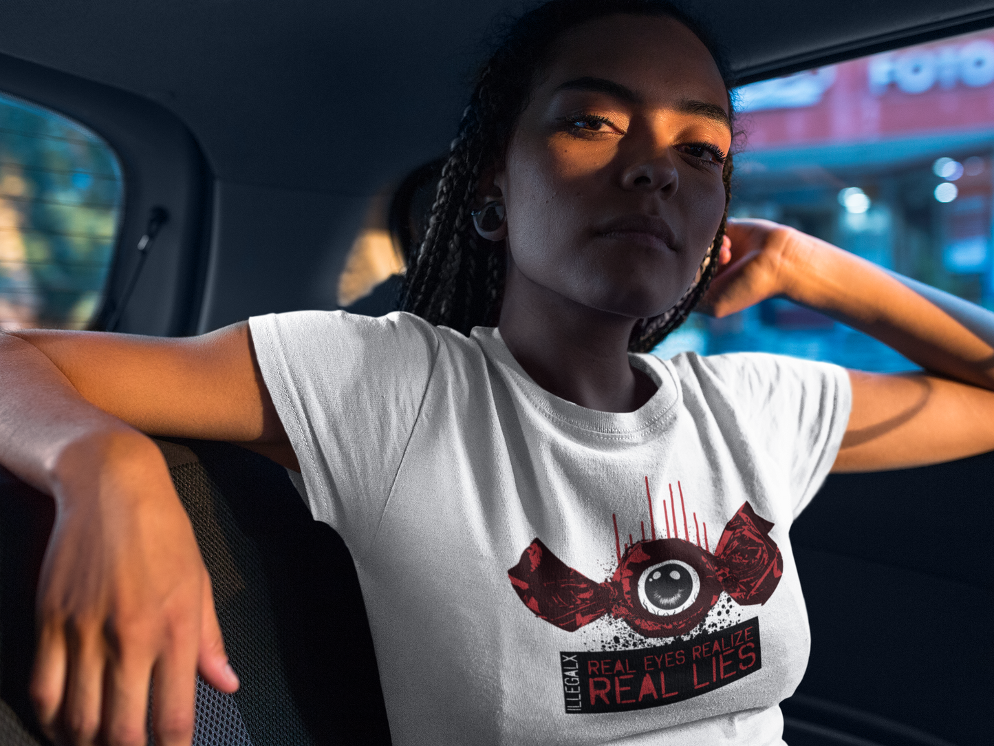 # Real Eyes Realize Real Lies - Unisex T-Shirt in multiple colors