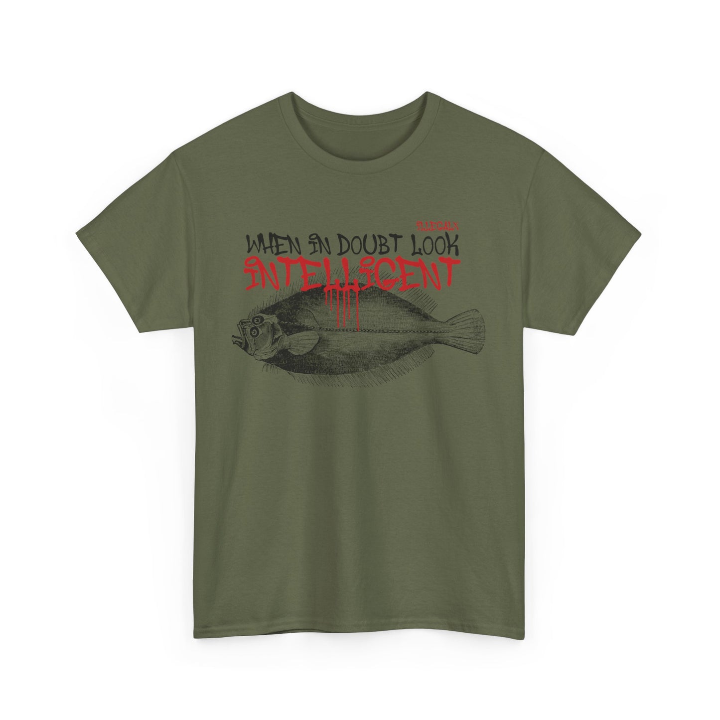# When in doubt look intelligent - Unisex T-Shirt in multiple colors