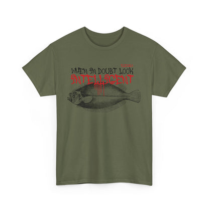 # When in doubt look intelligent  - Unisex T-Shirt in multiple colors