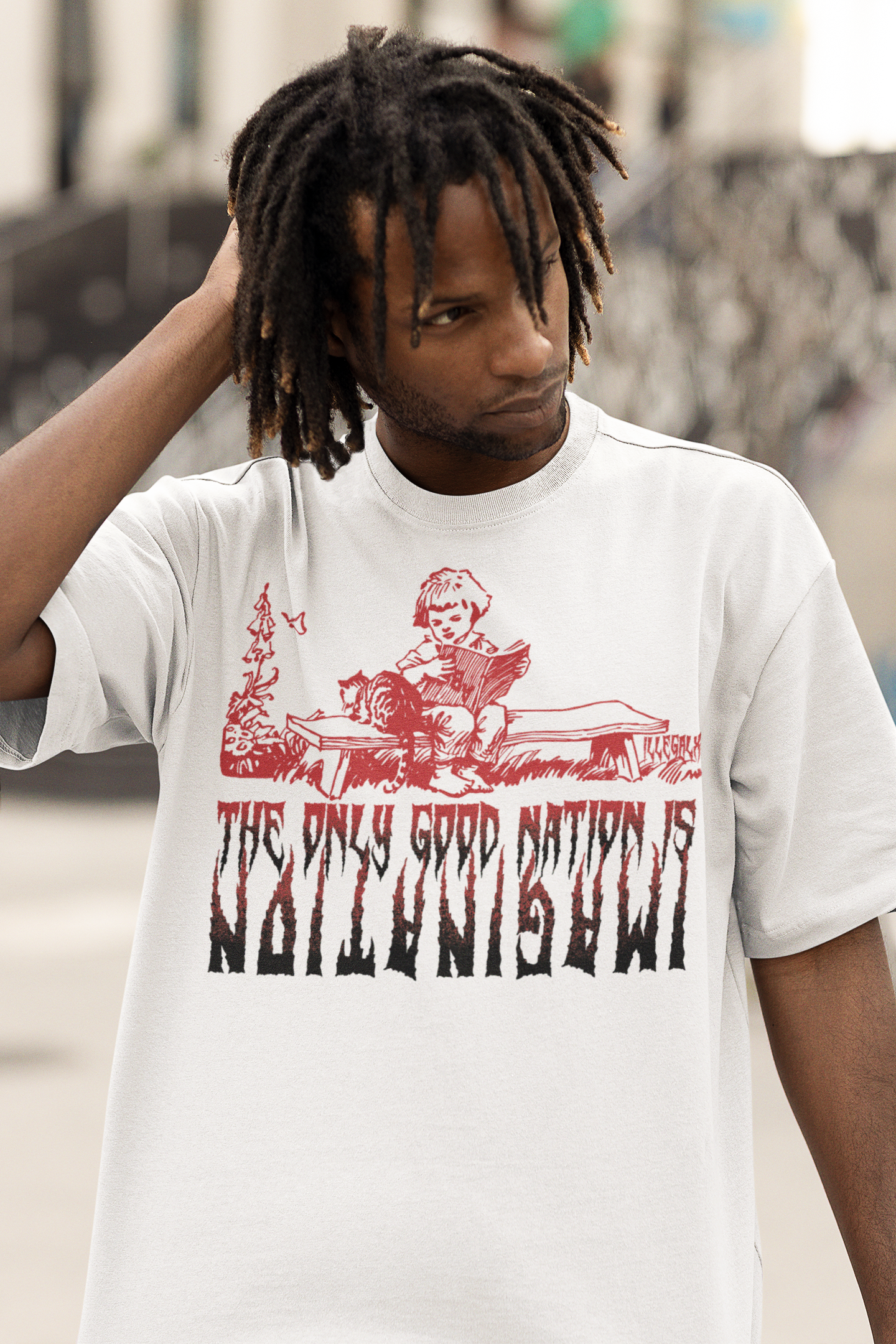 # The only good nation is imagination - Unisex T-Shirt in multiple colors